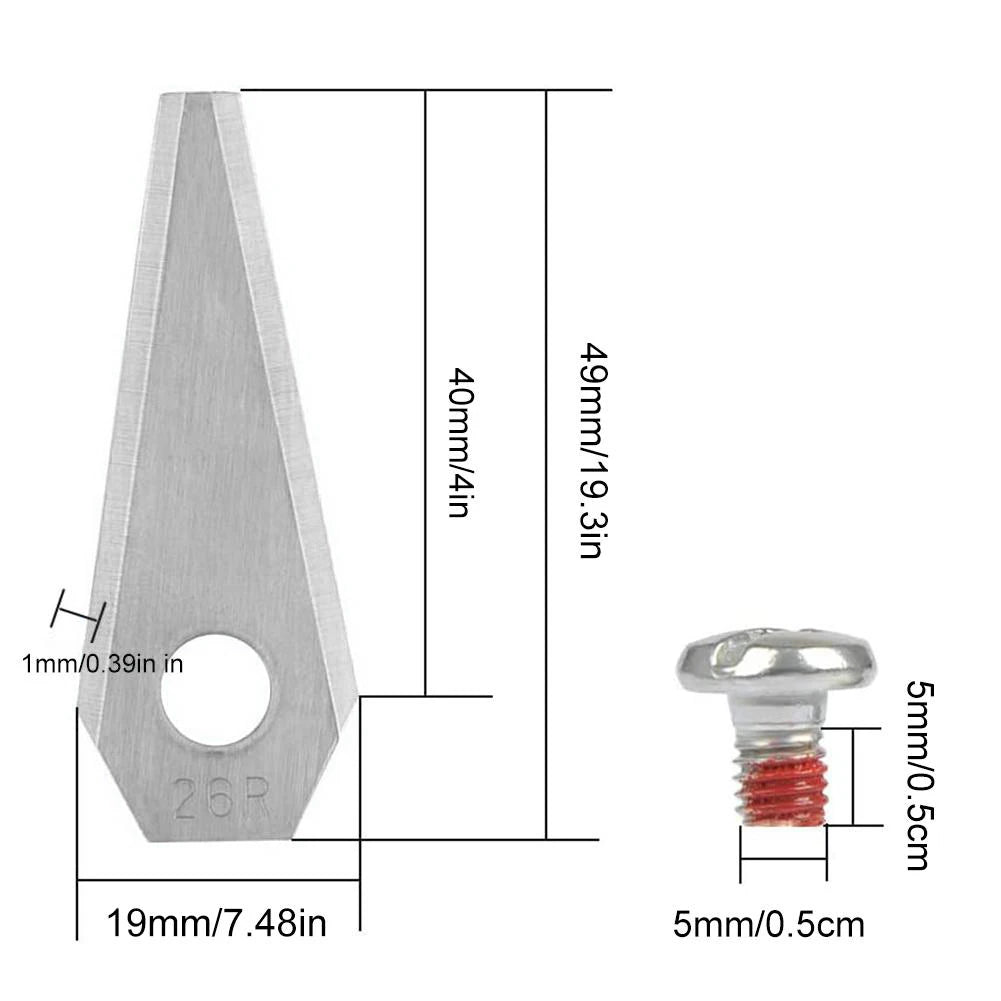 6-Pack blades and screws for Bosch Indego