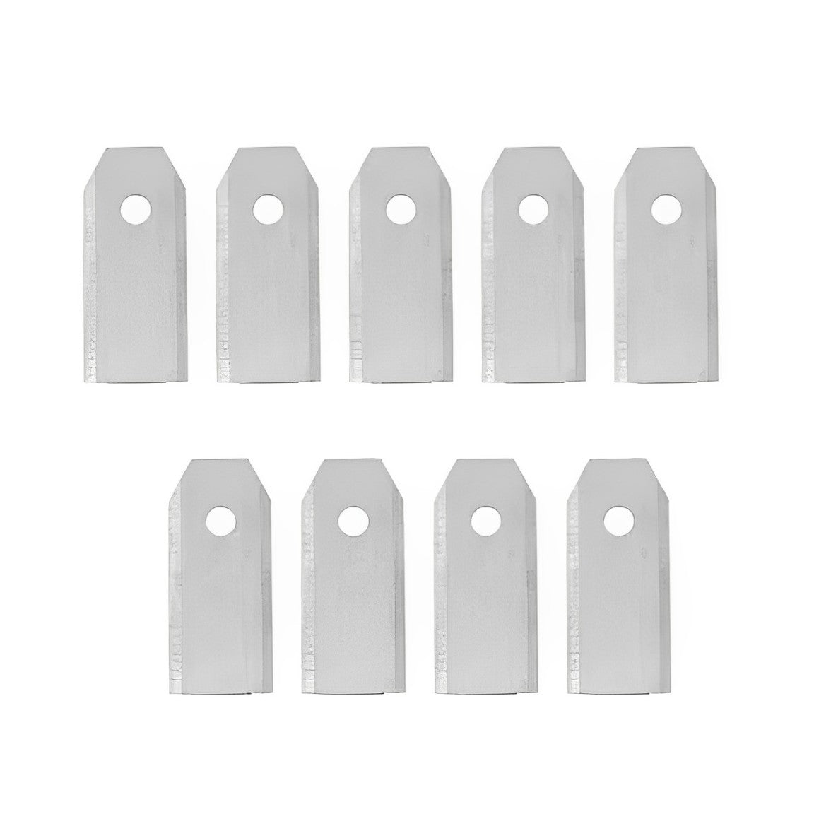 6-Pack 43mm cutter blades and screws for Husqvarna, Gardena, MCULLOCH, Flymo...