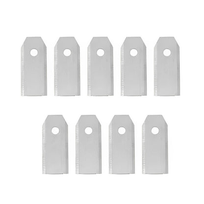 6-Pack 43mm cutter blades and screws for Husqvarna, Gardena, MCULLOCH, Flymo...